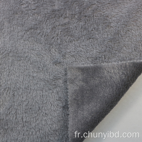 100 Polyester Couleur personnalisée de haute qualité de haute qualité Soft Handing Coral Coral Fecece Fabric Sofa Tissu pour couverture de manteau
